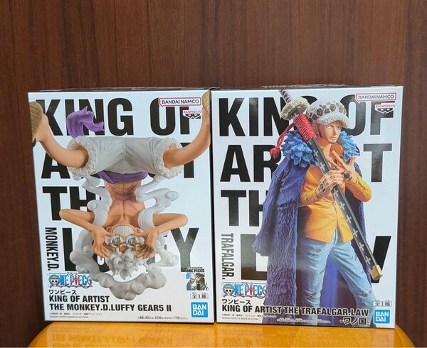 ワンピース ルフィ ギア5 ニカ トラファルガー・ロー ワノ国 KING OF ARTIST フィギュア