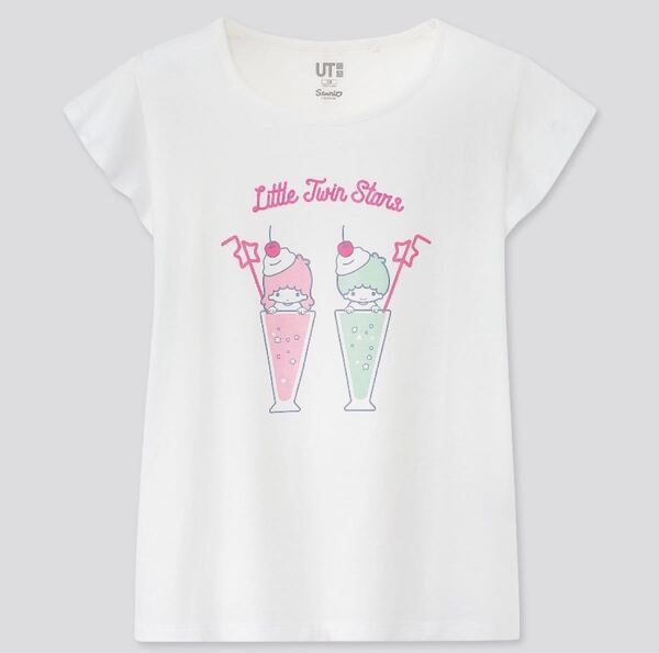 再値下げ 新品未使用 ユニクロ Tシャツ リトルツインスターズ キキララ 150cm