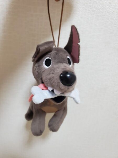 リメンバーミーの犬のダンテのぬいぐるみ 骨付き キーホルダー レア 希少 マスコット