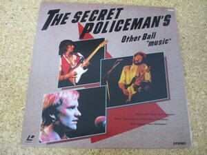 ◎The Secret Policeman's Other Ball Music シークレット・ポリスマン/日本レーザーディスク Laserdisc 盤☆Sting Jeff Beck Eric Clapton