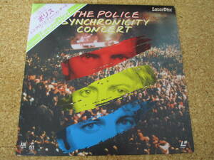 ◎The Police　ポリス★Synchronicity Concert/日本レーザーディスク Laserdisc 盤☆コーナー帯、シート