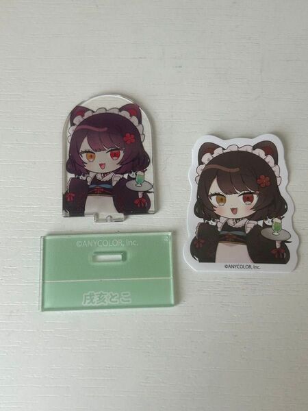 にじさんじ チョコエッグ 戌亥とこ アクリルスタンド ダイカットシール