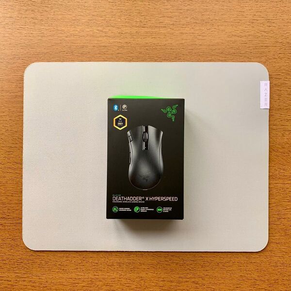 Razer DeathAdder V2 X + Razer Pro Glide ゲーミングワイヤレスマウス + マウスパッド
