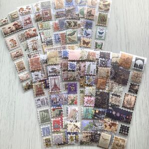 コラージュ 切手風シール おすそ分け