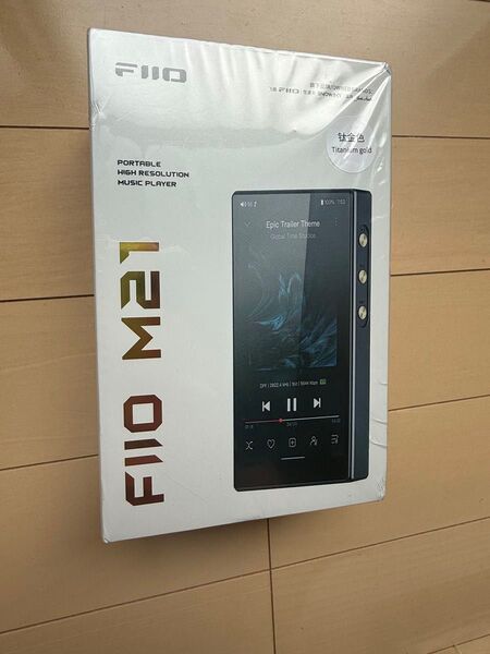 【新品】Fiio M21 シュリンクやぶれあり 輸入品 DAP フィーオ チタニウムゴールド