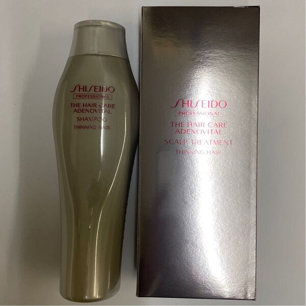 (セット)資生堂 ザ・ヘアケア アデノバイタル シャンプー a 250ml + スカルプトリートメントa 130g ×2