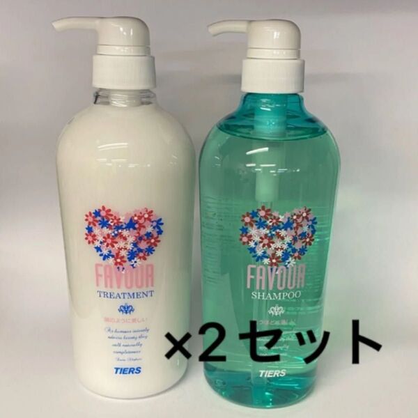 【8月限定2セット】ティアーズ フェーバ ケラチンシャンプー 800ml トリートメント800mlセット