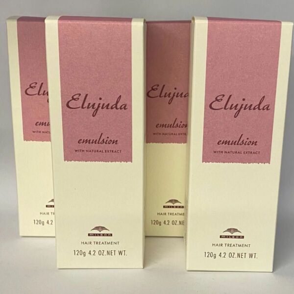 (4本セット)ミルボンエルジューダ エマルジョン120ml×4本