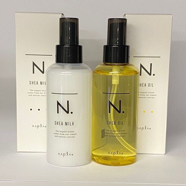 【箱入り】ナプラ N. エヌドット シアオイル150mL×1本シアミルク150ml×1本