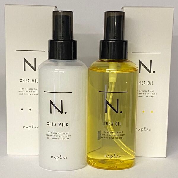 【箱入り】ナプラ N. エヌドット シアオイル150mL×1本シアミルク150ml×1本