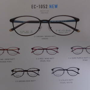 ★定価の６０％オフ★新作　アイクラウド　EYECLOUD　EC1052/52-17-140★質問欄へカラー在庫確認必要★