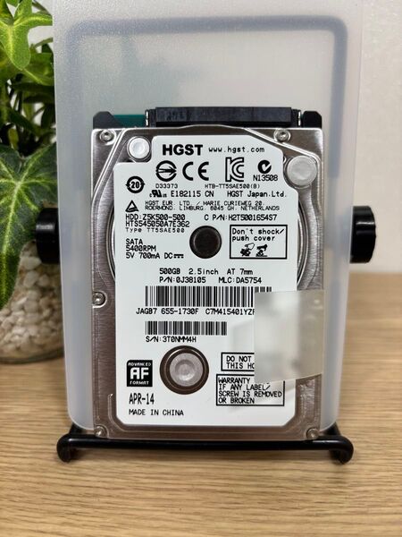 2.5インチ HDD 500GB Apple純正 使用時間:1516H 正常動作品