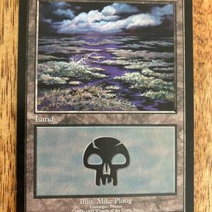 EURO ユーロランド3 swamp 沼 土地 MTG EN PROMO 基本土地