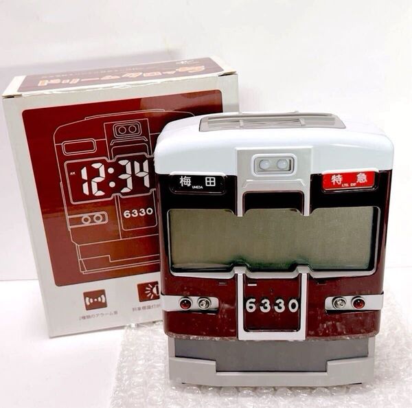 希少品 新品 発車メロディー 汽笛 動作確認済 阪急電鉄 目覚まし時計 6300系 ドリームクロッち 阪急電車 めざまし時計