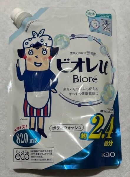 花王 ビオレu ボディウォッシュ フレッシュフローラル 詰め替え用 820ml