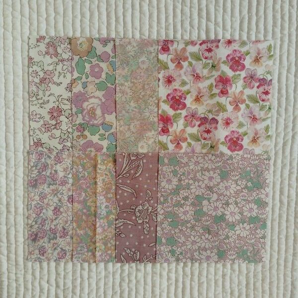 ☆リバティ Liberty 生地 小さなハギレのセット はぎれ ハンドメイド ピンク系☆ カットクロス パッチワーク