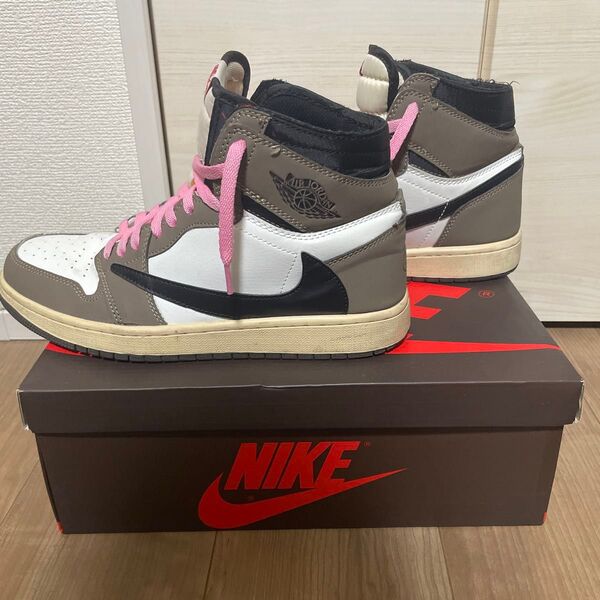 TRAVIS SCOTT * AIR JORDAN 1 RETRO HIGHOG "MOCHA" CD4487-100(ダークモカ