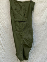 DEADSTOCK US ARMY USMC TROUSER-SHELL ARCTIC M-1951 OLIVE フィールドカーゴ オーバーパンツ M-R MIL-T-11786 8405-265-0383 1952年製_画像3