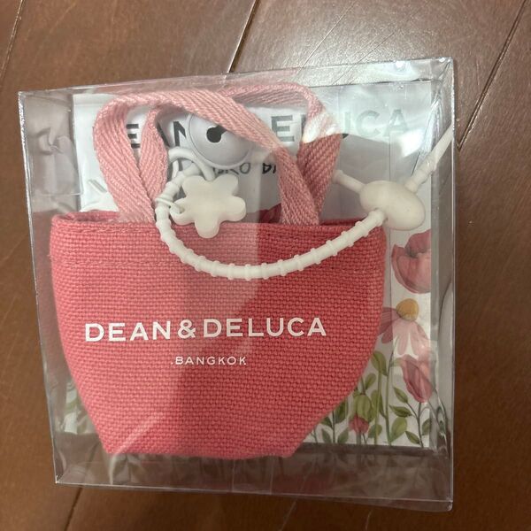 DEAN & DELUCA ピンク ミニトートバッグ チャーム バンコク タイ限定 ディーンアンドデルーカ ミニミニバッグ