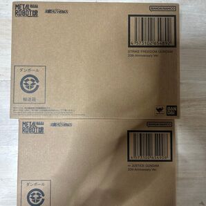 【未開封品】メタルロボット魂 ストライクフリーダムガンダム インフィニットジャスティスガンダム 20th Anniversary