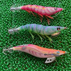 ヤマシタ エギ王K デュエル イージーQキャスト喰わせ パタパタ含 中古エギ3本セット