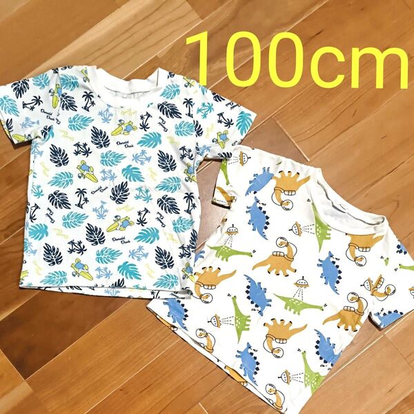 100cm 半袖Tシャツ Tシャツ キッズ ベビー服 恐竜 ドナルド 可愛い セット トップス