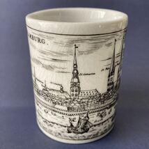 ★ドイツの街並み　Vintage Altenkunstadt Germany Porcelain　Hamburg　ミニカップ★ヴィンテージレトロヨーロッパ東欧北欧_画像3