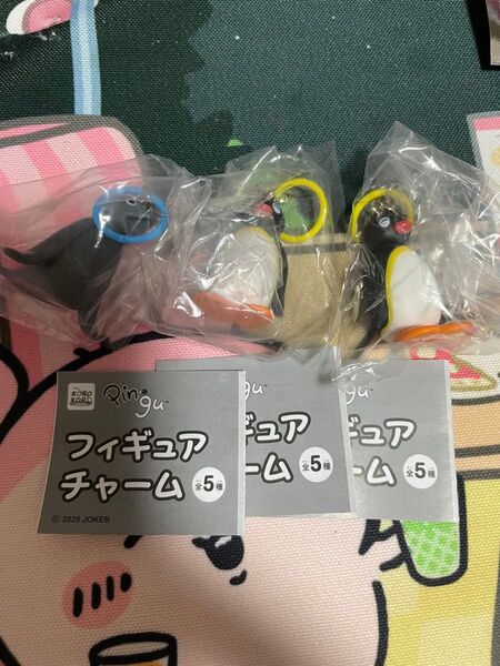 ピングー フィギュアチャーム ガシャポン pingu ロビ キーホルダー ガチャ ガシャポン キャラクター グッズ