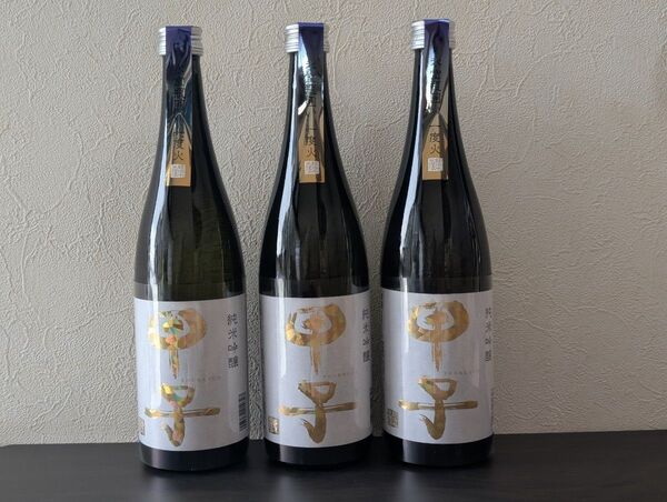 甲子 きのえね 純米吟醸 氷室瓶囲い一度火 720ml 千葉県 飯沼本家 日本酒 3本セット