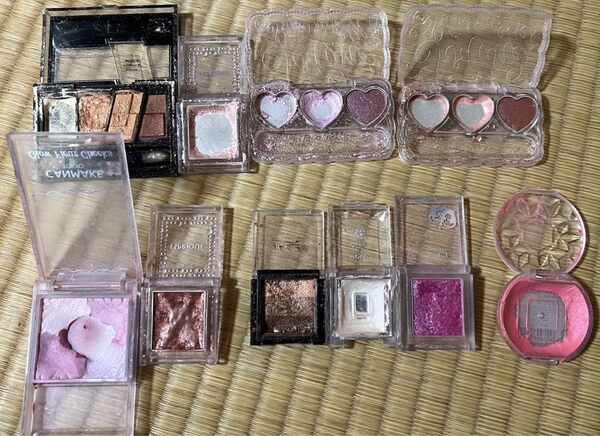 激安!フォーチュン、エスプリーク、CANMAKE、KATE他アイシャドウ多数とチーク1個 コスメまとめてセザンヌ