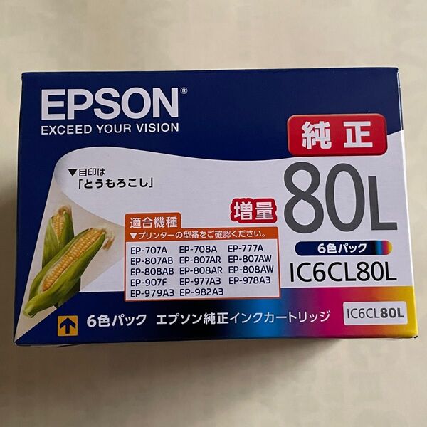 エプソンインク IC6CL80L増量タイプ 6色パック