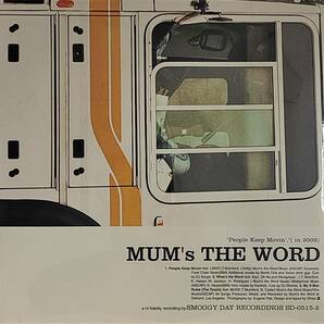 新品未開封 MUM's THE WORD / PEOPLE KEEP MOVIN' 12inch 送料無料 (1169)