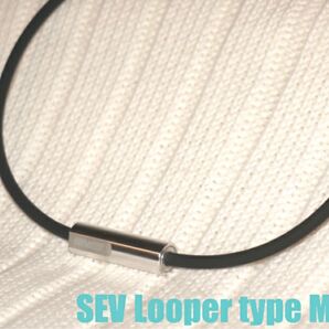 SEVルーパータイプMサイズ48cm カラーブラック 健康ネックレス☆スポーツネックレス 新品未使用 送料無料