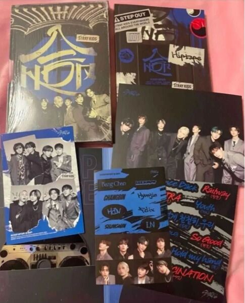 【開封済み】 stray kids スキズ 合 HOP 限定盤 CD SKZHOP HIPTAPE ステッカー プレオーダー