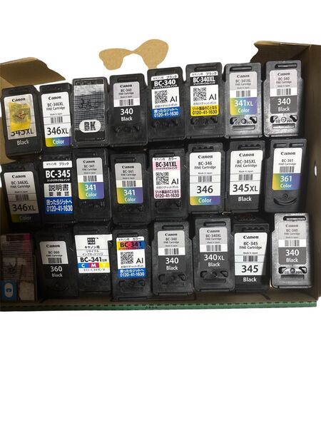 Canon 空インクカートリッジ BC-345 BC-345XL BC-340 BC-360XLなど24個