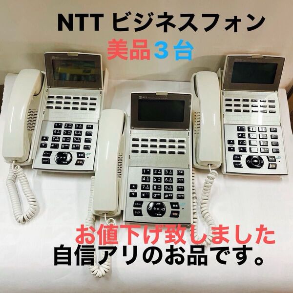 【NTT】 ビジネスフォン ネットコミュニティシステム αNXⅡ 2017年製 電話機 TEL