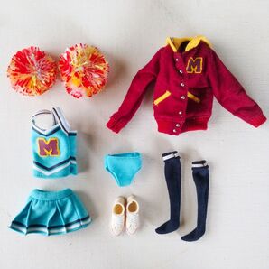 momoko DOLL GO FOR VICTORY チアガール ドレスのみ② アウトフィット 洋服 着せかえ