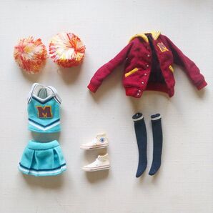 momoko DOLL GO FOR VICTORY チアガール ドレスのみ① アウトフィット 洋服 着せかえ