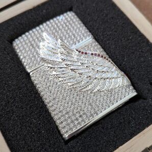フルダイヤモンド 天使の翼フルメタルZippo