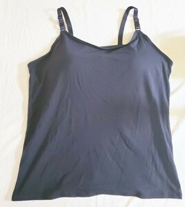 i2093-2* with translation under free cotton .bla top camisole 5L size black mail delivery 