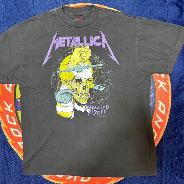 METALLICA 80'sヴィンテージ Tシャツ メタリカ サイズXL バンT バンドTシャツ ヘヴィメタルバンド USA製