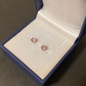 新品 10月誕生石 ピンクトルマリン風 ピアス 一粒ピアス スタッドピアス 一粒ピアス ピアス アクセサリー ローズクォーツ風