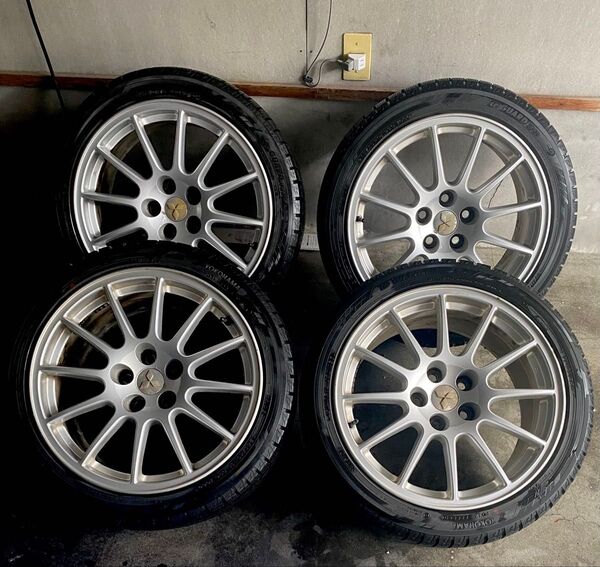 ランエボX純正18インチ スタッドレスホイールセット ランエボ10