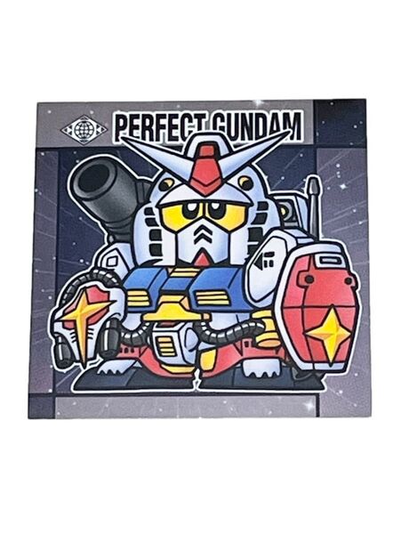 パーフェクトガンダム 元祖SDガンダムスナック メタリックシール GUNDAM 横井孝ニ