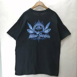 GILDAN製　JDR　NITRO SURFER　バックプリント　Tシャツ L　BLACK