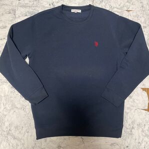 【購入者2日までに居なければ金額を戻します。5000→1400】 U.S. POLO ASSN. スウェット ネイビー