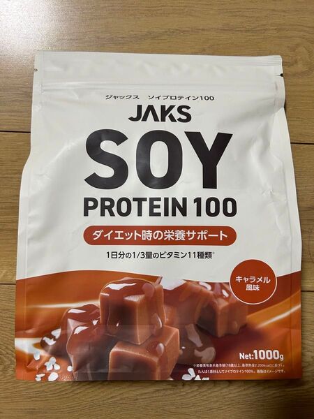 JAKS ジャックス ソイ プロテイン1kg キャラメル