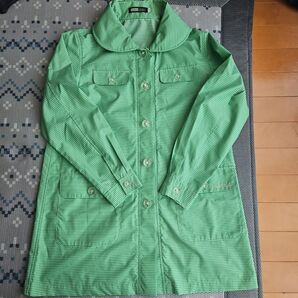 Switch Motion グリーンストライプコート Mサイズ