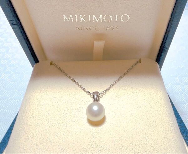MIKIMOTOミキモト K18WG パールネックレス