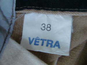 送料無料 70's フランス製 VETRA べトラ 旧タグ ユーロ ヴィンテージ フレンチ ワーク パンツ ピケ素材 VINTAGE DMC ファスナー 70年代